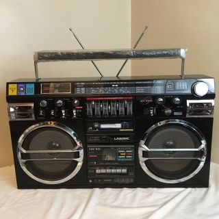 Vtg Lasonic Trc - 931 Stereo Boombox Ghettoblaster 1st Generation