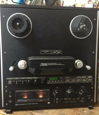 Vintage Teac X - 1000r Reel To Reel Tape Recorder Powers Up As Parts Only