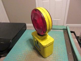 Vintage Dietz Visi - Flash Model 695 Transistorized Red Lens Warning Traffic Light 3