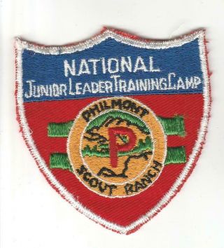Philmont Njltc National Junior Leader Training Camp Cut Edge 1950s