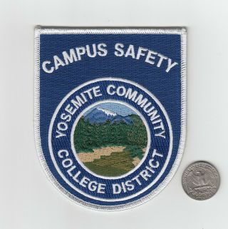 Old California Yosemite Community College Police Patch Stanislaus Co Tuolumne Co