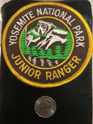 Authentic Yosemite National Park Service California - Junior Ranger Patch