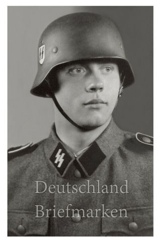 Germany Third Reich Wehrmacht Ww2 Waffen Ss Picture Photo