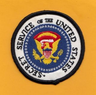 B10 Rare Old Usss Fed Police Patch Secret Service Executive Usc Agent Usa