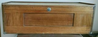 Vintage H.  Gerstner & Sons 7 Drawer Wood Machinist Tool Chest Box Riser