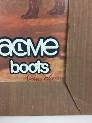 acme boots John Clymer Picture 24x18 2