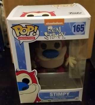 Ren And Stimpy Set Funko Pop 164,  165 Nickelodeon Animation Vinyl