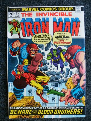 Marvel,  Iron Man 55 1972,  1st Thanos