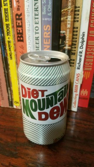 Diet Mountain Dew 12oz Sot Soda Can 1980s