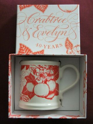 Crabtree & Evelyn Limited Edition 40th Anniversary Annual Mug 1972 - 2012 Newbox