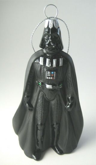 Blown Glass Darth Vader Christmas Ornament 5 - 1/2 " Star Wars Copyright Lfl