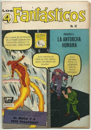 Los 4 Fantasticos 35 Mexican Comic 1st App Dr Strange Tales 110 La Prensa 1964