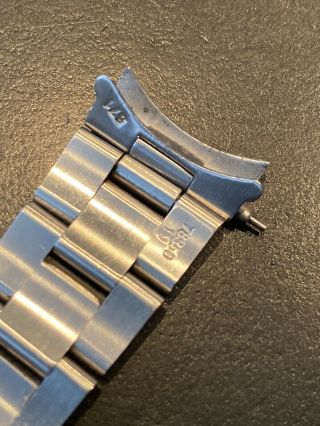 Vintage Rolex 19 mm S/S Oyster Band Bracelet 78350 End 571 for Daytona 6263 6265 3