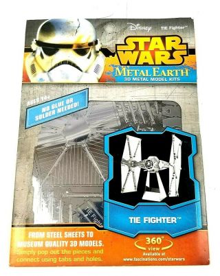 Metal Earth Star Wars Tie Fighter 3d Metal Model Kit Laser Cut