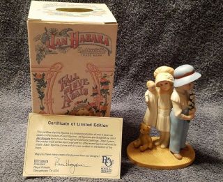 1985 Vintage Jan Hagara Porcelain Figurine Daisies From Jimmy 1195