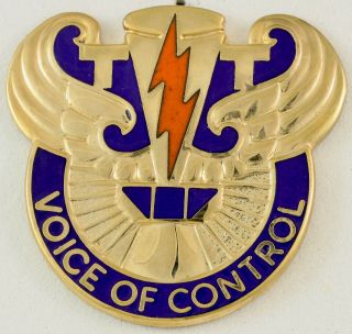 59th Air Traffic Control Battalion Crest Di/dui Cb Ns Meyer Hm