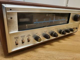 Vintage HH Scott 340 - B Stereomaster FM Tube Receiver w/ Wood Case 3