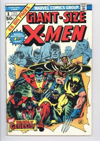 Giant Size X - Men 1 Looking Book 1st App Storm Colossus Nightcrawler