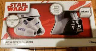 Disney Star Wars Salt & Pepper Shakers Darth Vader,  Stormtrooper