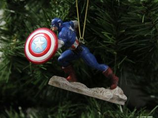 The Avengers " Captain America " Superior Christmas Ornament,  Marvel