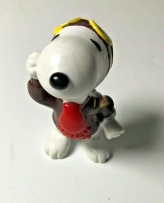 Vintage United Feature Syndicate 1966 Snoopy As Flying Ace Red Baron Pvc
