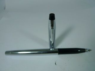 Vintage Cross Century Rollerball Pen Chrome Body Made In Usa