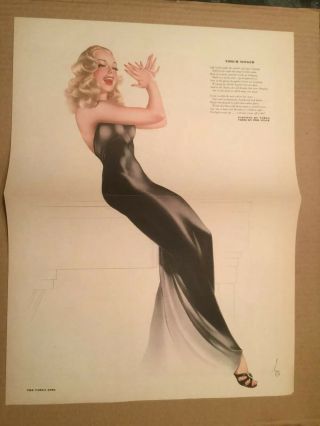 Esquire,  Vargas Pinup Girl “torch Singer,  ”1943 Or 1944?