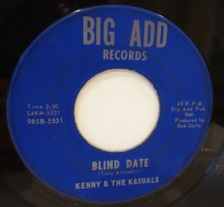 Vg,  Kenny & The Kasuals " Blind Date  Please Don 