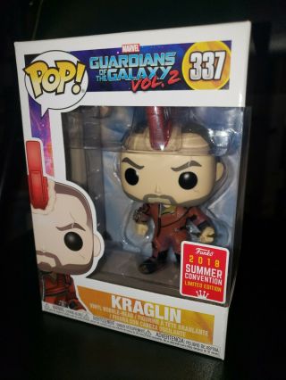 Funko Pop Kraglin Sdcc 2018 Guardians Of The Galaxy Vol 2 Marvel 337
