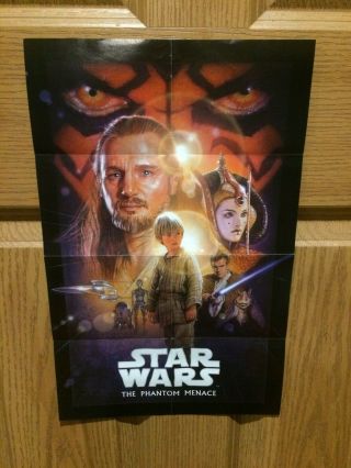 Star Wars Episode I Poster - 11 X 17 - Double - Sided General Mills Cereal Promo