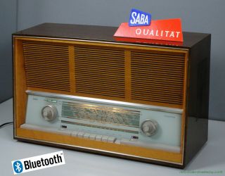 Vintage Tube Radio Saba Freudenstadt 15m Stereo - Made In Germany 1964