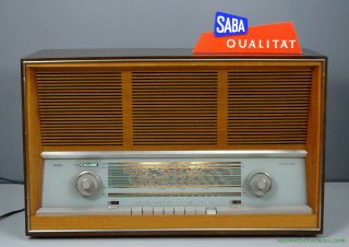 Vintage Tube Radio SABA FREUDENSTADT 15M STEREO - Made in Germany 1964 2