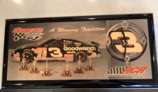 Snap On Tools Racing Earnhardt Goodwrench 3 RCR Childress Wall Clock Lane Mfg 2