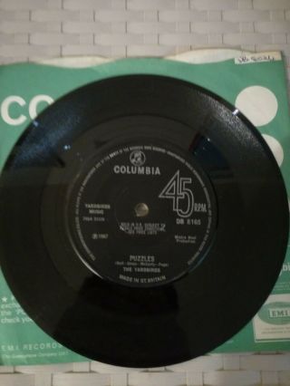 The Yardbirds Little Games/puzzles 45rpm Record.  Columbia Db 8165.