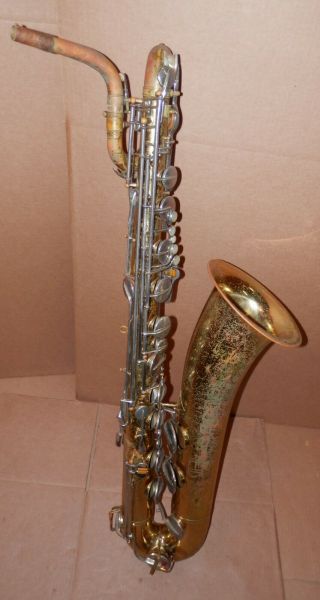 Vintage 1967 Buescher Model 400 Bari Sax Baritone Saxophone