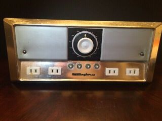 Vintage Retro Atomic Age Westinghouse Kitchen Cook Timer 4 Outlet In - Wall Unit