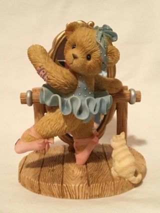 Cherished Teddies Figurine Tia Girl Bear Dressed As Ballerina