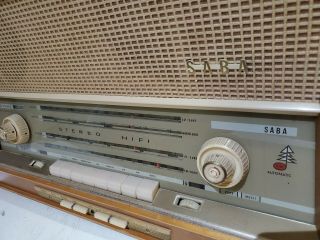 Vintage Saba 300 Stereo / 11 US German Tube Radio Freiburg Automatic HIFI 3