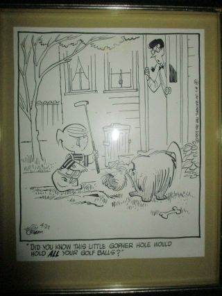 Hank Ketcham - Dennis The Menace Daily - Pen And Ink - 4 - 27 - 1959