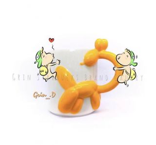 Starbucks 2018 China Playground Yellow Giraffe 12oz Mug