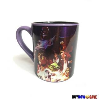 The Empire Strikes Back Star Wars Purple Black Coffee Cup Mug