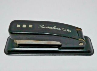 Vintage Swingline Cub Stapler Made in USA with 35 - 2D Staples 2