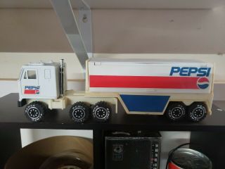 1987 Remco Toys Pepsi Tractor Trailer W/bottles (pre - Owned)