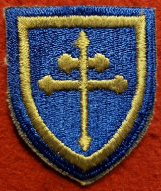 Post Ww2 U.  S.  Army 79th Infantry Division Cut Edge Snow Back Patch