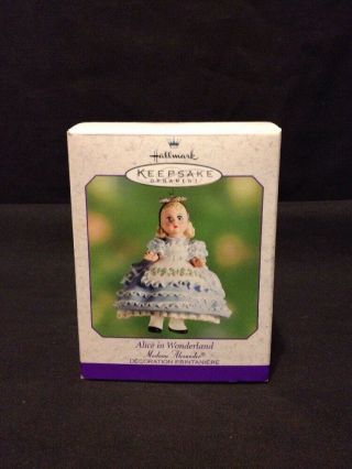 2000 Hallmark Keepsake Christmas Ornament Madame Alexander Alice In Wonderland