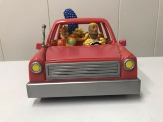 The Simpsons Playmates Interactive Talking Family Car Collectible -