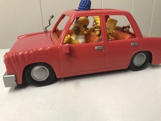 The Simpsons Playmates Interactive Talking Family Car Collectible - 2