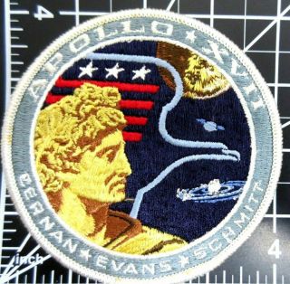 Apollo 17 Ab Emblem Co.  Vintage Nasa Space Patch 4 "