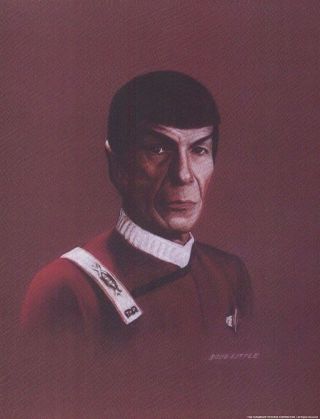 Star Trek Ii Wrath Of Khan Spock Portrait 17x22 Movie Poster Leonard Nimoy Mr