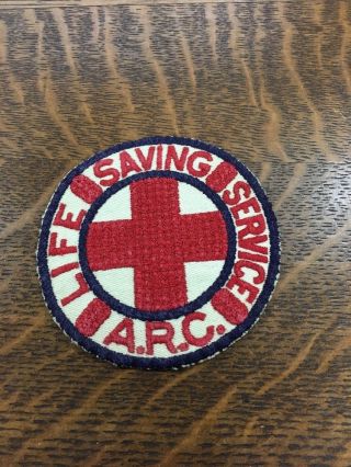 Wwii Era Arc American Red Cross Patch